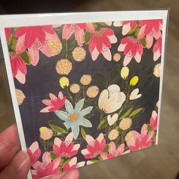 Valentine’s Day Card Pop-up Bouquet Flowers 4.5” x 4.5” I Love You! Pink NWT New - Picture 6 of 9